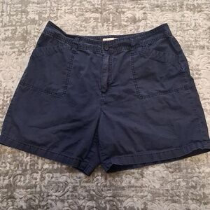 Jamaica Bay | Cotton Navy Shorts Size 14